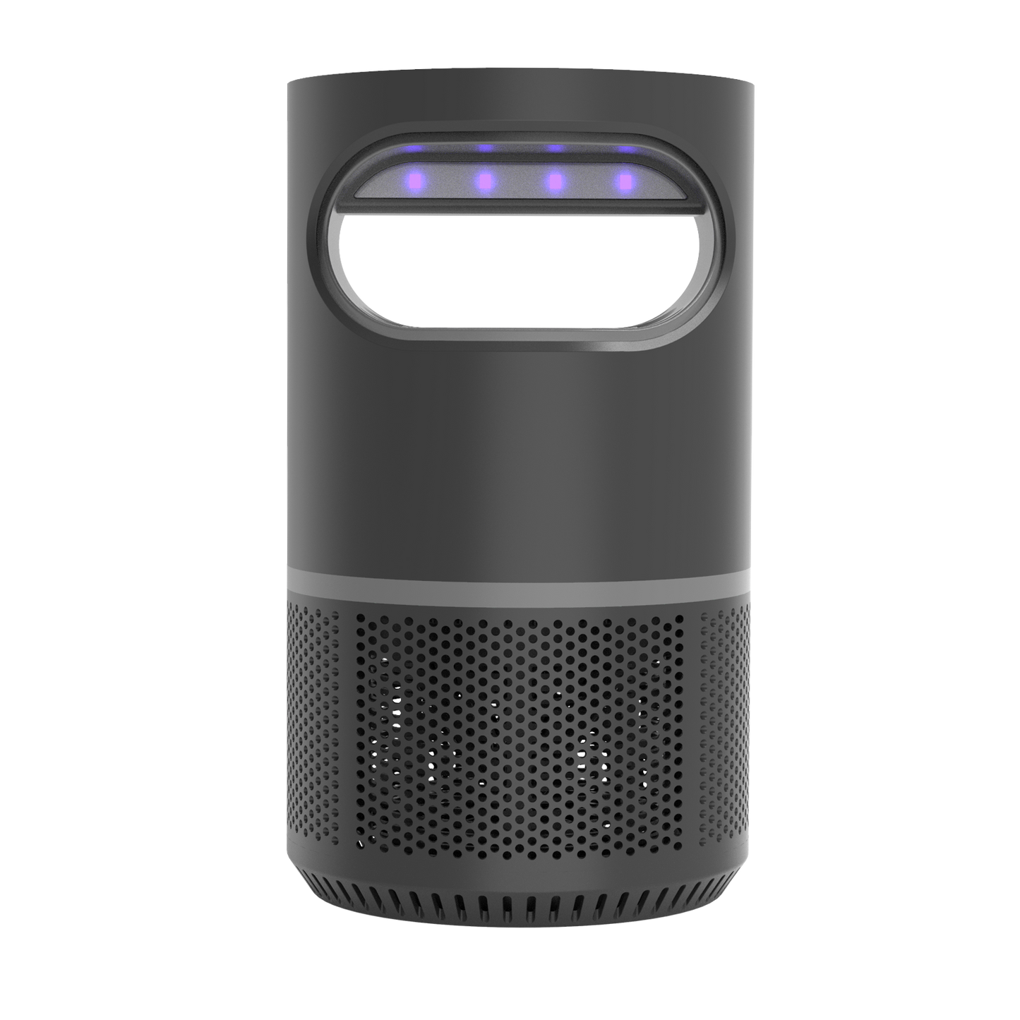 `alt=Mata insectos Lumbre 3W negro de Abrila, ideal para interior y exterior, ecológico y eficiente con UV LED`