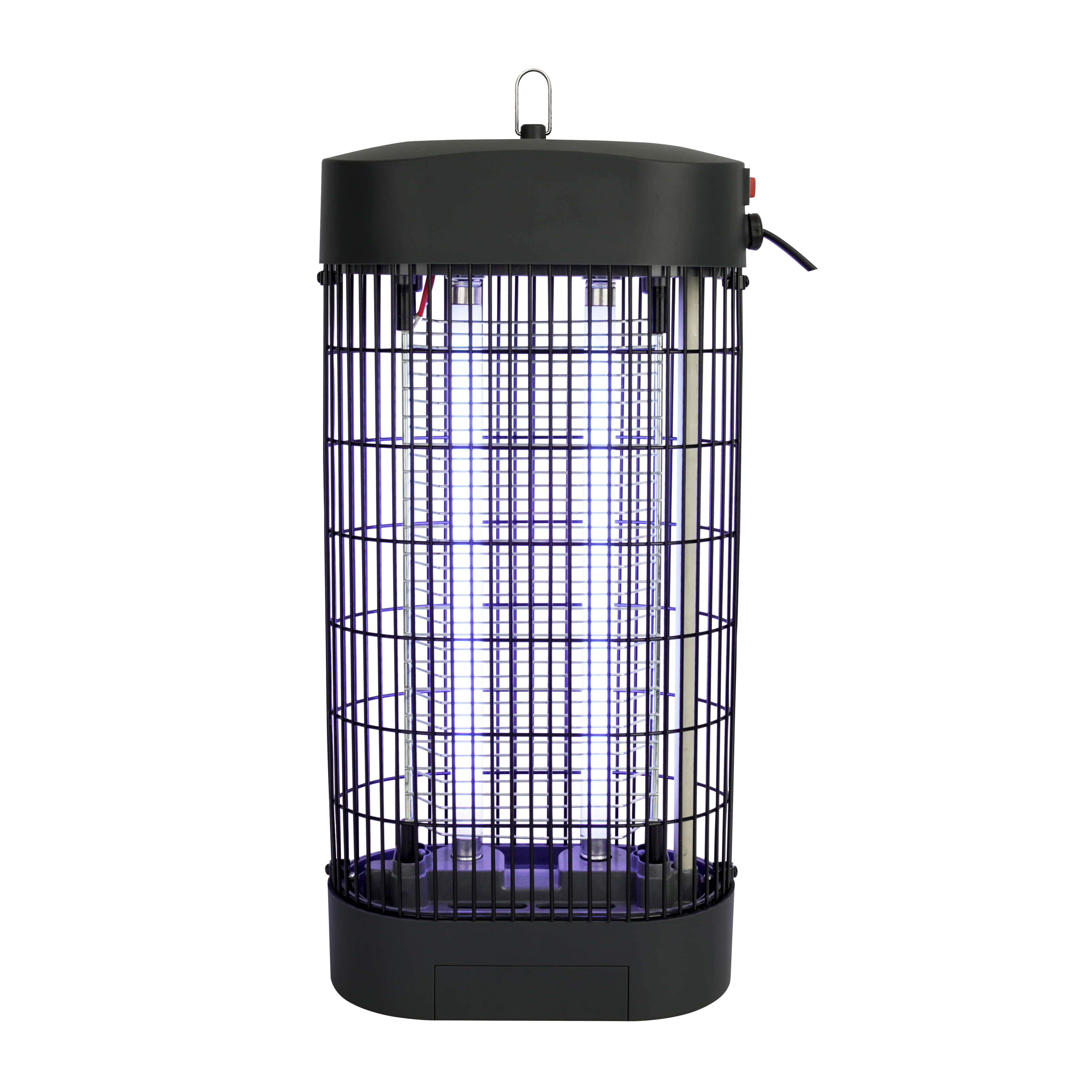 `alt=Mata Insectos Eléctrico Torrido 16W Negro de Abrila - Luz Ultravioleta para Uso Doméstico y Ecológico`