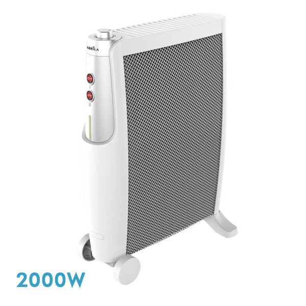 Radiador de mica Imperial 2000W blanco y plata de Abrila, modelo AI2 portátil para calefacción doméstica interior con ahorro de energía, radiadores eficientes 226722074
