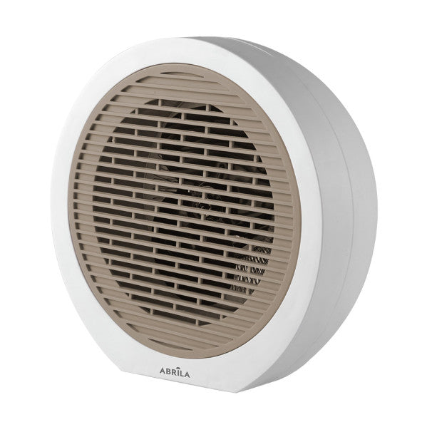 Termoventilador Brindisi 2000W blanco y beis de Abrila, modelo AI2 portatil de calefacción doméstica interior en metal y policarbonato, referencia 228322015