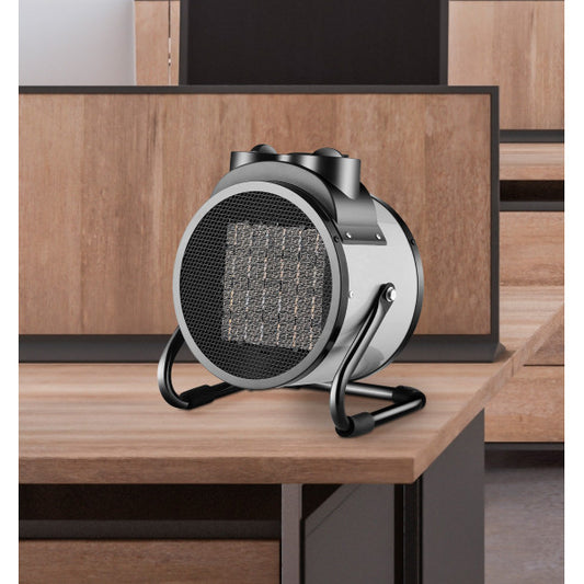 Termoventilador cerámico PTC industrial Gabon 3000W negro con protección contra sobrecalentamiento y termostato ajustable, modelo portátil para calefacción doméstica e interior de alta potencia.