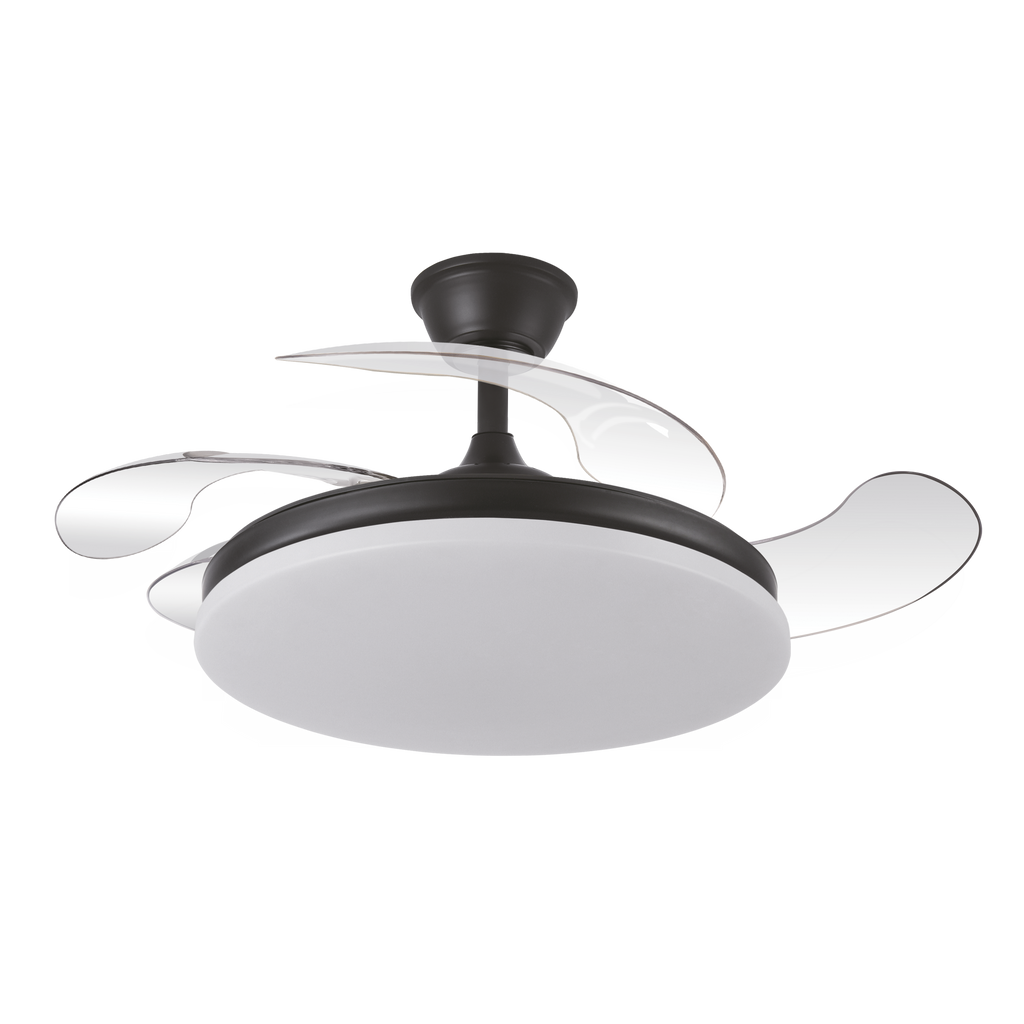 Aquí tienes un texto optimizado para el atributo `alt` de la imagen del producto:

Ventilador de techo Tridente 59W negro de 107cm de Abrila con motor DC, aspas retráctiles, iluminación LED regulable y diseño para uso interior doméstico, ideal para ventilación en verano e invierno.

Este texto incluye las palabras clave más relevantes y proporciona una descripción clara y concisa del producto, lo que ayudará a mejorar el SEO de la imagen.