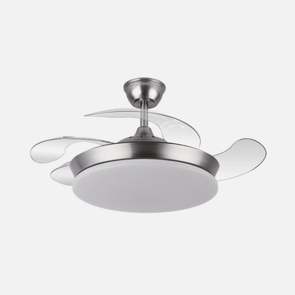 `alt=Ventilador de techo Tridente Mini en níquel con motor DC y LED integrado, modelo Abrila 236399003, ideal para interiores con iluminación regulable y aspas retráctiles`

Este texto incluye las palabras clave más relevantes y proporciona una descripción clara y concisa del producto.