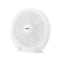 Ventilador sobremesa Puma blanco de Abrila con 3 velocidades y 45W, modelo 238271001 para uso doméstico interior, diseño compacto con temporizador y funciones ai2