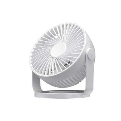 Mini ventilador sobremesa Bretaña blanco de 5W Abrila, modelo 239971001, portátil y recargable USB con aspas, ideal para uso doméstico interior AI2