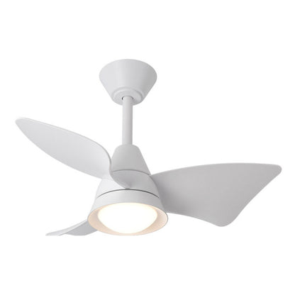 Ventilador de techo DC Jaguar blanco de Abrila con motor DC eficiente 30W, luz LED integrada regulable, ideal para interiores domésticos en verano e invierno, modelo 241791301.