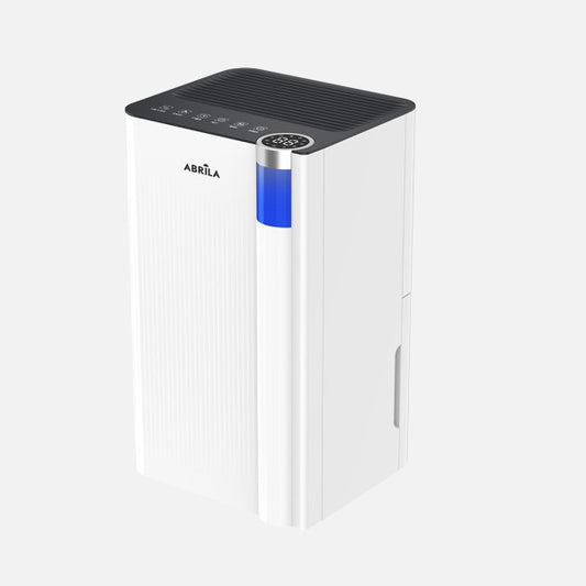 Deshumidificador Tinoko 10L/día 195W blanco y negro con ionizador AI2 para aire limpio y antihumedad, modelo Abrila 247041026 portátil y doméstico