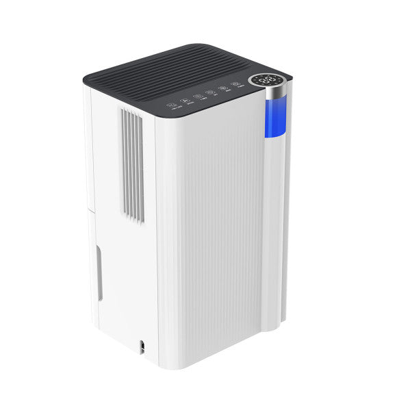 Deshumidificador Tinoko 10L/día 195W en blanco y negro de Abrila, modelo 247041026 con ionizador AI2 para aire limpio, antihumedad y uso doméstico portátil