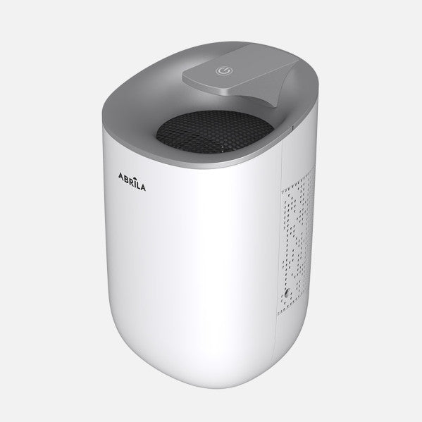 Deshumidificador Adair blanco de Abrila, 23W con capacidad 300ml/día, portátil y silencioso para interiores domésticos, compatible con calefacción antihielo y bajo ruido, modelo 247941001.