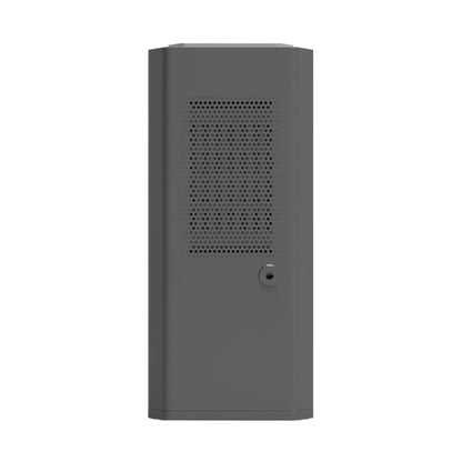 Deshumidificador portátil Azufre Gris de Abrila, modelo 85W con capacidad de 2L, ideal para uso doméstico en el hogar interior, con funciones antihielo y calefacción RGB.