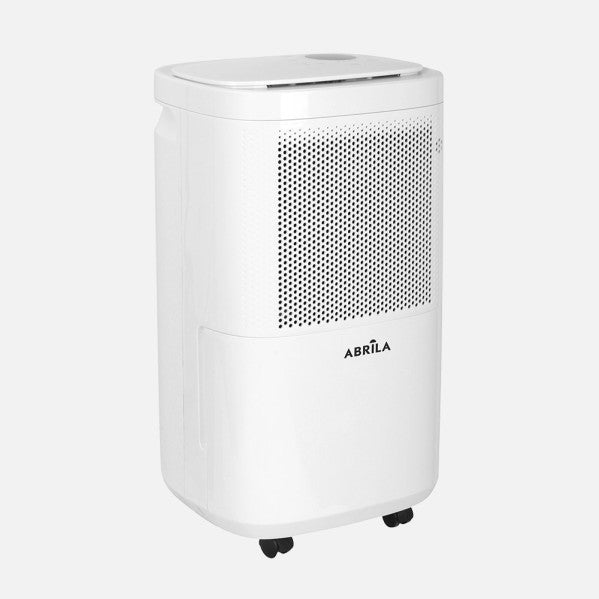 Deshumidificador Halis 200W blanco de Abrila modelo AI2, capacidad 10L/día, portátil y ecológico para uso doméstico interior, con filtro antipolvo y función de calefacción, referencia 248441001