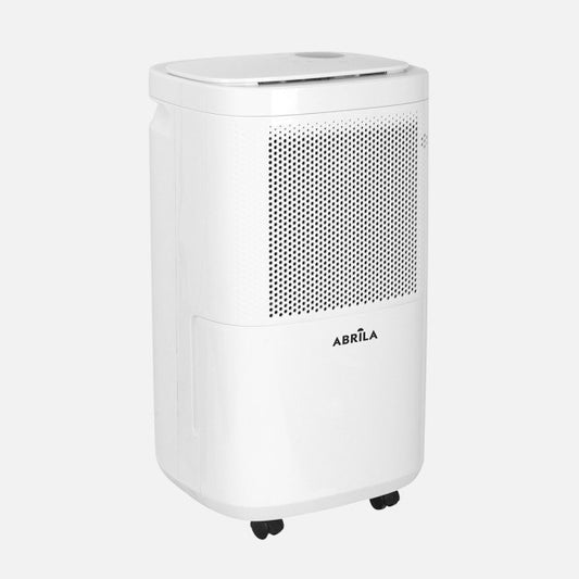 Deshumidificador Halis 200W blanco de Abrila modelo AI2, capacidad 10L/día, portátil y ecológico para uso doméstico interior, con filtro antipolvo y función de calefacción, referencia 248441001