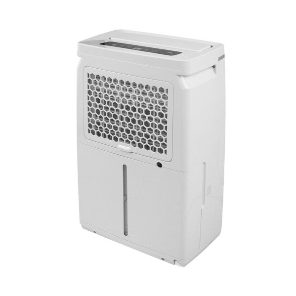 Deshumidificador Mieke 320W blanco de Abrila, modelo portátil doméstico con filtro antipolvo, ideal para calefacción y secado de ropa, referencia 248541001.