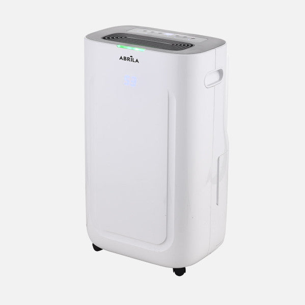 Deshumidificador Maren 320W blanco portátil de Abrila para uso doméstico, con filtro antipolvo y función de calefacción para secado de ropa eficiente, modelo 248641001.