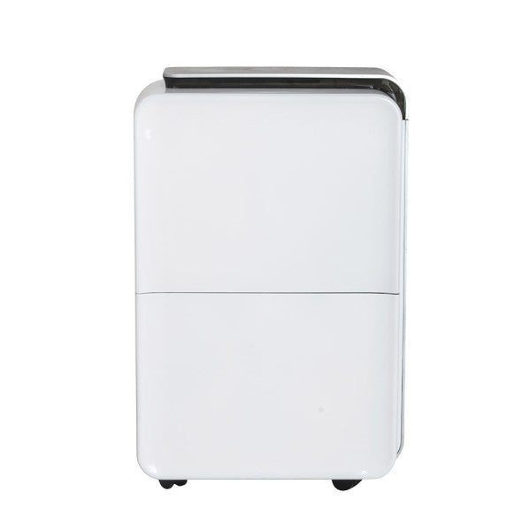 Deshumidificador Life 540W de 4L capacidad en color blanco y plata de Abrila, modelo portátil doméstico con filtro antipolvo para secado de ropa y control de humedad, ideal para entornos con calefacción AI2.