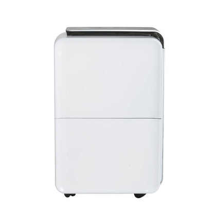 Deshumidificador Life 540W de 4L capacidad en color blanco y plata de Abrila, modelo portátil doméstico con filtro antipolvo para secado de ropa y control de humedad, ideal para entornos con calefacción AI2.