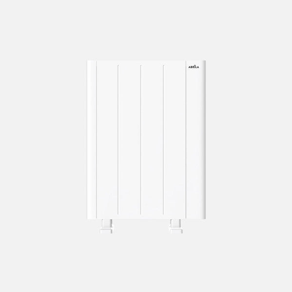 Emisor térmico Point Blanco de 600W de Abrila, calefactor portátil programable con ahorro energético, fabricado en aluminio blanco para calefacción doméstica eficiente (modelo 250406001).