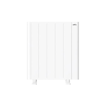 Emisor térmico Point Blanco de 900W Abrila, calefacción portátil programable en aluminio para ahorro energético en el hogar, modelo AI2 250409001.