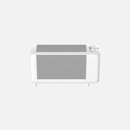 Radiador de mica Pinsapo 1000W blanco de Abrila, modelo 250921001, calefacción eléctrica eficiente para interiores domésticos con ahorro de energía, termostato regulable, seguridad antivuelco y diseño AI2.