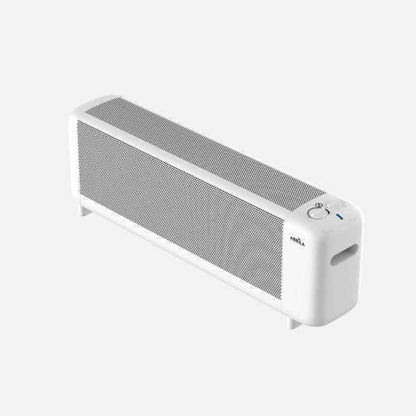 Radiador de mica Pinsapo 2000W blanco de Abrila, modelo 250922001, calefactor portátil eficiente para hogar interior con ahorro de energía AI2