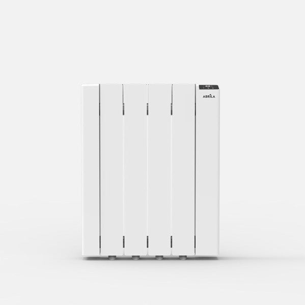 Emisor térmico City blanco de 600W con WiFi inteligente Abrila 251010601, calefacción mural portátil para hogar eficiente en ahorro de energía, diseño moderno en color blanco con control AI2 y fluido térmico para calefacción doméstica.