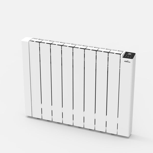 Emisor térmico City 1500W blanco con WiFi de Abrila, modelo 251011501, calefacción portátil inteligente para hogar con ahorro de energía y control AI2.