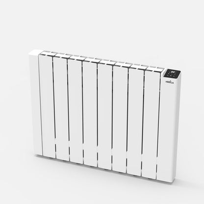 Emisor térmico City 1500W blanco con WiFi de Abrila, modelo 251011501, calefacción portátil inteligente para hogar con ahorro de energía y control AI2.