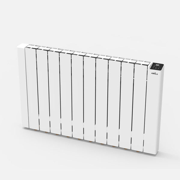 Emisor térmico fluido City Blanco de 2000W por Abrila (modelo 251012001), calefacción doméstica eficiente con ahorro de energía, control WiFi AI2 para interiores, diseño blanco moderno.