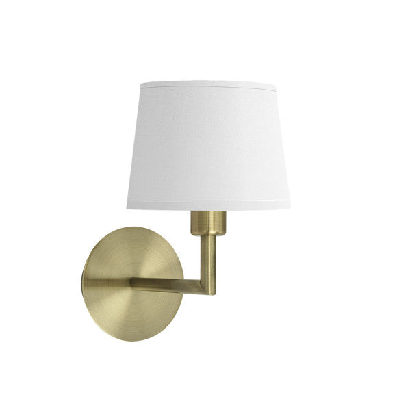 Aplique Paraiso de Fabrilamp en cuero y blanco, 27x15x25cm, para iluminación y decoración interior.