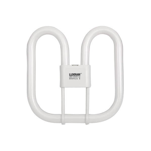 Bombilla fluorescente 28W 4000K blanca Fabrilamp 3.327/28-B para iluminación de hogar y oficina, eficiencia energética, tubo circular