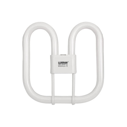 Bombilla fluorescente 28W 4000K blanca Fabrilamp 3.327/28-B para iluminación de hogar y oficina, eficiencia energética, tubo circular