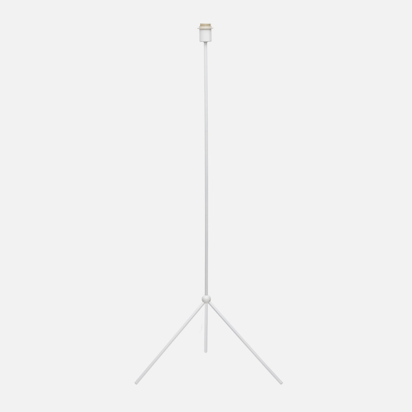 Armazón de pie salón Serie Imola en blanco de Abrila, modelo 99.ARM-057441001 con casquillo 1xE27, diseño moderno en metal para iluminación de hogar e interior, accesorio decorativo AI2.