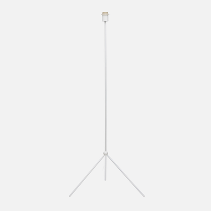 Armazón de pie salón Serie Imola en blanco de Abrila, modelo 99.ARM-057441001 con casquillo 1xE27, diseño moderno en metal para iluminación de hogar e interior, accesorio decorativo AI2.