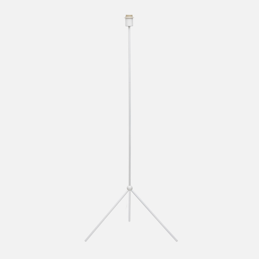 Armazón de pie salón Serie Imola en blanco de Abrila, modelo 99.ARM-057441001 con casquillo 1xE27, diseño moderno en metal para iluminación de hogar e interior, accesorio decorativo AI2.