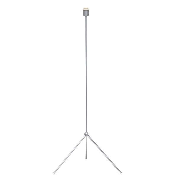 Armazón de pie salón Imola en plata de Abrila, accesorio de iluminación moderna con base metálica y casquillo E27, ideal para decoración interior AI2, modelo 99.ARM-057441010.