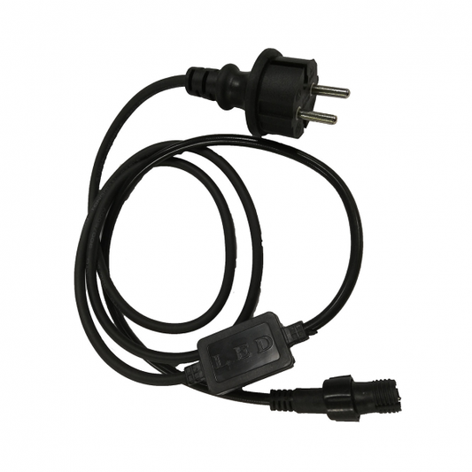 Alimentador Fabrilamp Abrila 99.HT-PARTS3 de LUZGURU, alargadera eléctrica CE para iluminación navideña y luces de Navidad; ideal para ferretería y hogar