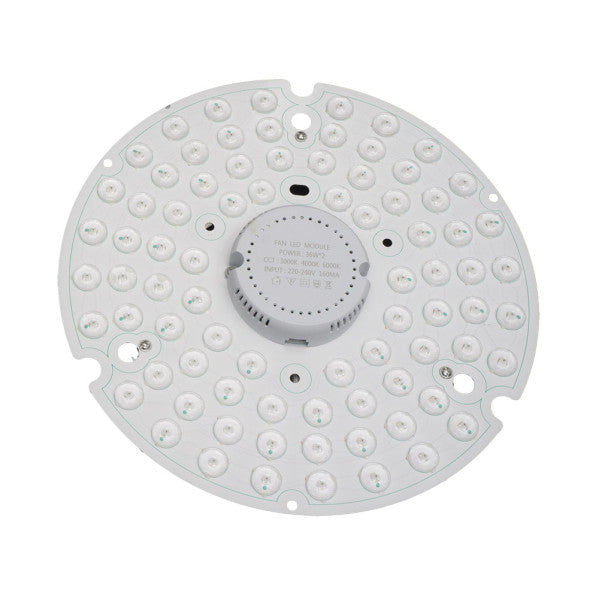 Aquí tienes un `alt text` optimizado para SEO:

1. Alt text básico: Ventilador decorativo Hayate con LED integrado, color blanco, kit de 48W.
2. Alt text detallado: Kit LED Ventilador Hayate 48W en color blanco, proporcionando iluminación interior para entornos domésticos. Fabricado con exterior de metal y policarbonato por Abrila.
3. Alt texto centrado en los beneficios: Eficiencia energética con LED integrado, ideal para decoración e iluminación de interiores. Kit completo para montaje fácil de Abrila.

 