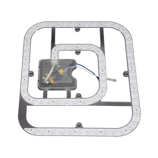 **Alt Image (Alt Text):**

Kit LED 72W para Ventiladores Dani y Micenas Blanco - Accesorio LED de 72W para Interior en Blanco por Abrila.
**Adicional:**
Esta imagen muestra un kit LED de 72 vats de la marca Abrila para los ventiladores Dani y Micenas en color blanco. El producto es un accesorio factible para ambientaciones interiores, óptimo para iluminación de ambcios domésticos.