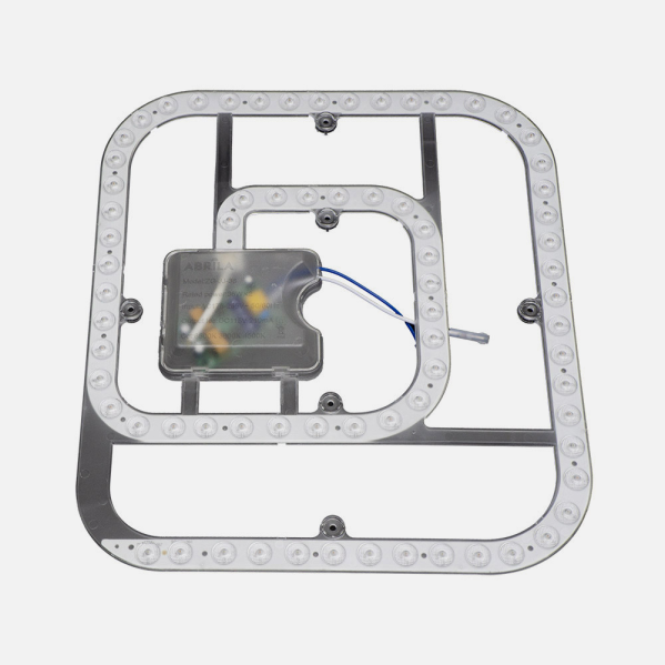 Alt Image: Kit LED 72W para Ventiladores Dani y Micenas Blanco Abrila, repuestos de iluminación LED de 72W internas, accesorios para ventiladores AI2 domésticos blancs.
