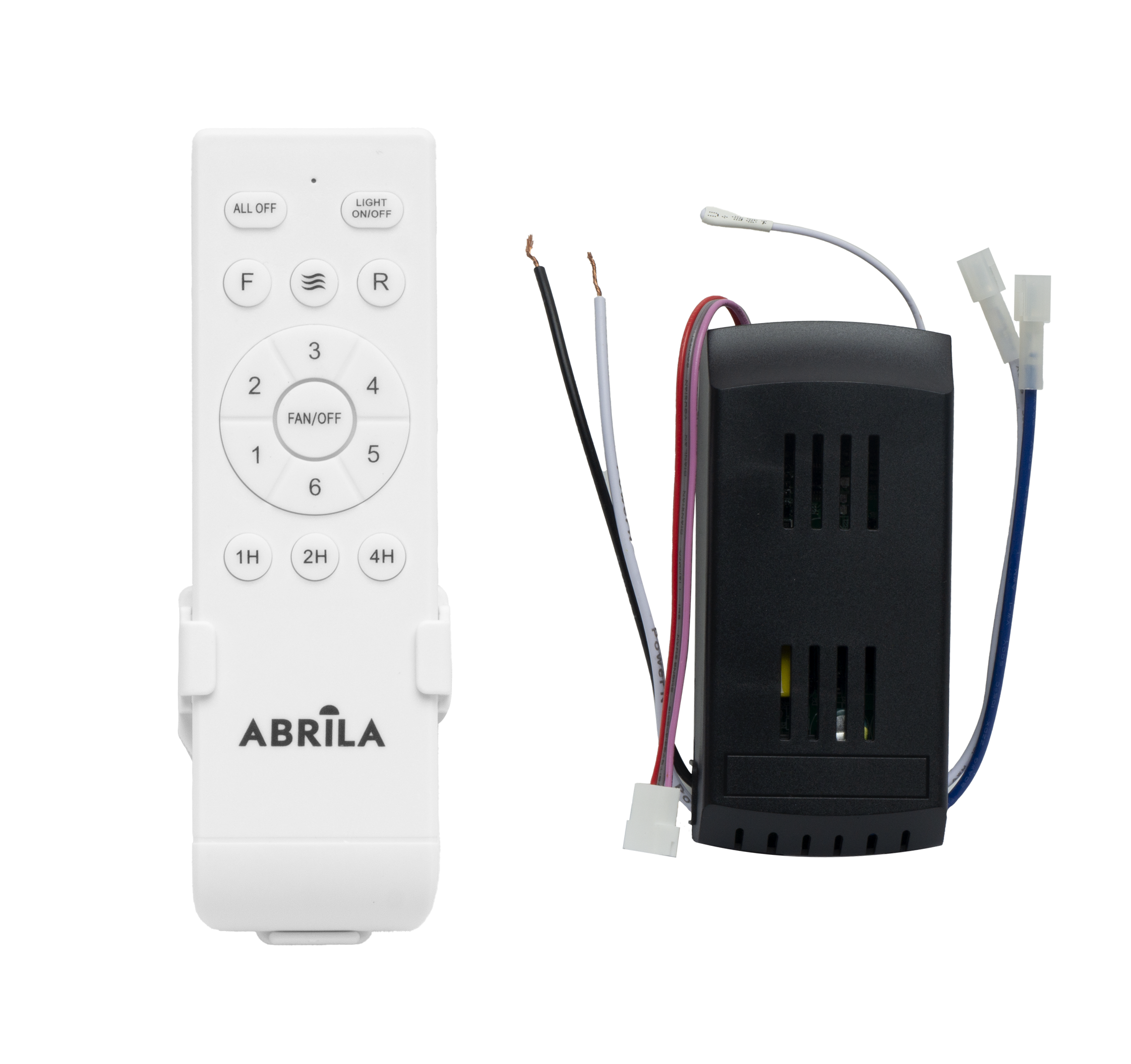 `alt=Kit Mando Ventilador DC Hayate Datoo Blanco - Control Remoto Ventilador | Abrila`

Opcionalmente, puedes agregar más descriptivo si el espacio lo permite:

`alt=Kit Mando Ventilador DC Hayate Datoo Blanco - Control Remoto de Radiofrecuencia para Ventilador Motores DC Interior Abrila`
Ensure this text captures the essence while keeping it concise, a key factor in SEO best practices.