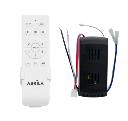 `alt=Kit Mando Ventilador DC Hayate Datoo Blanco - Control Remoto Ventilador | Abrila`

Opcionalmente, puedes agregar más descriptivo si el espacio lo permite:

`alt=Kit Mando Ventilador DC Hayate Datoo Blanco - Control Remoto de Radiofrecuencia para Ventilador Motores DC Interior Abrila`
Ensure this text captures the essence while keeping it concise, a key factor in SEO best practices.