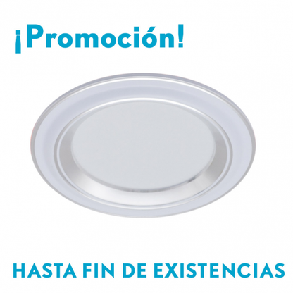 Foco LED empotrable blanco 3W, 280 lm - FABRILAMP 99.KT02-WH, iluminación interior con temperaturas de color 3000K, 4000K y 6500K