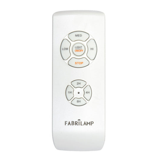 Mando a distancia blanco para ventilador AC – control remoto con temporizador, accesorio Fabrilamp para confort en el hogar
