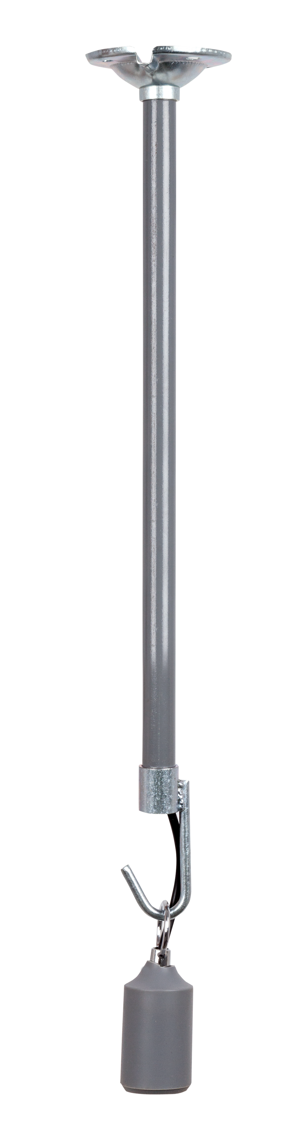 Colgante Campana Gris de 51 cm (modelo 99.SD-PRO1) Fabrilamp. Iluminación de hostelería en metal, compatible con bombilla E27.