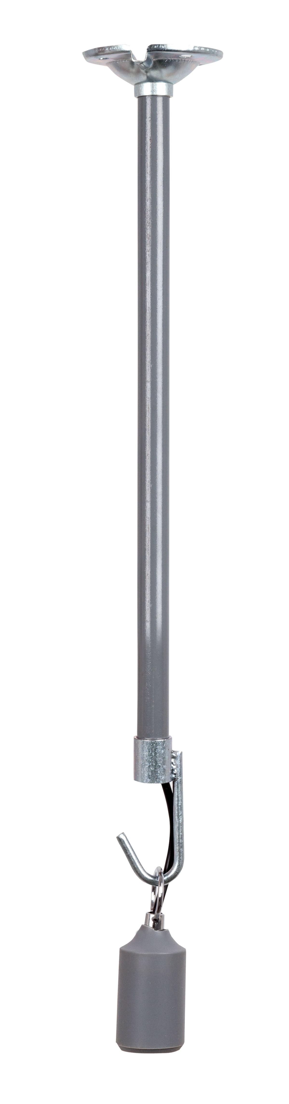Colgante Campana Gris de 51 cm (modelo 99.SD-PRO1) Fabrilamp. Iluminación de hostelería en metal, compatible con bombilla E27.