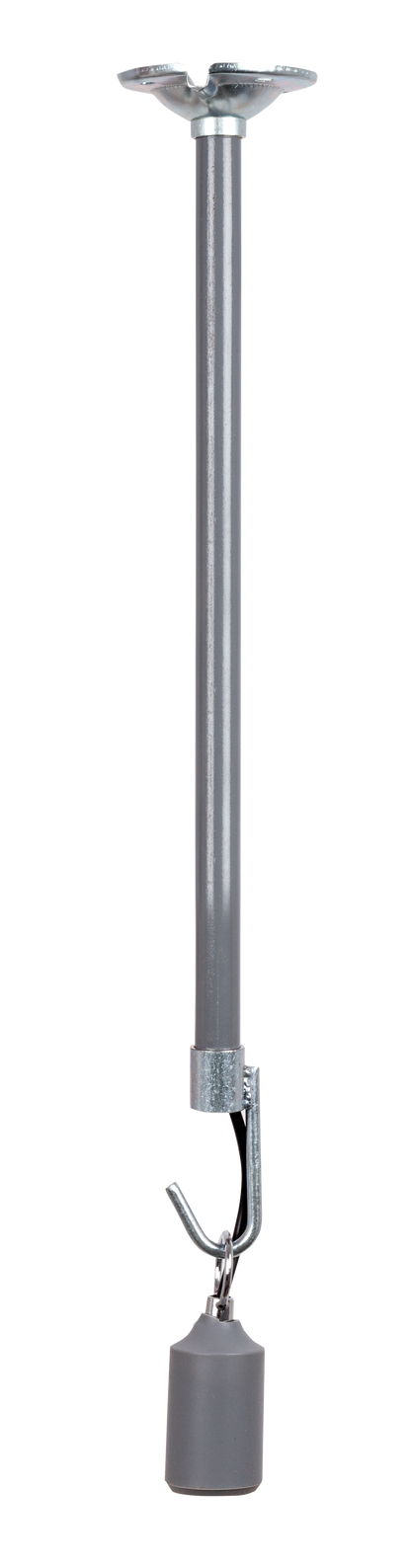 Colgante Campana Gris de 51 cm (modelo 99.SD-PRO1) Fabrilamp. Iluminación de hostelería en metal, compatible con bombilla E27.