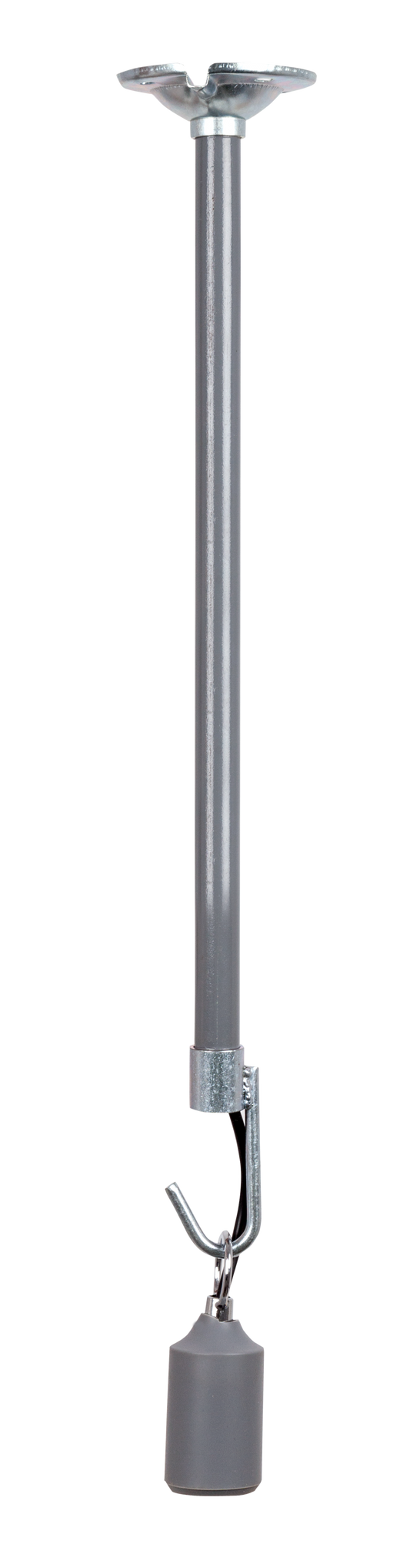 Colgante Campana Gris de 51 cm (modelo 99.SD-PRO1) Fabrilamp. Iluminación de hostelería en metal, compatible con bombilla E27.