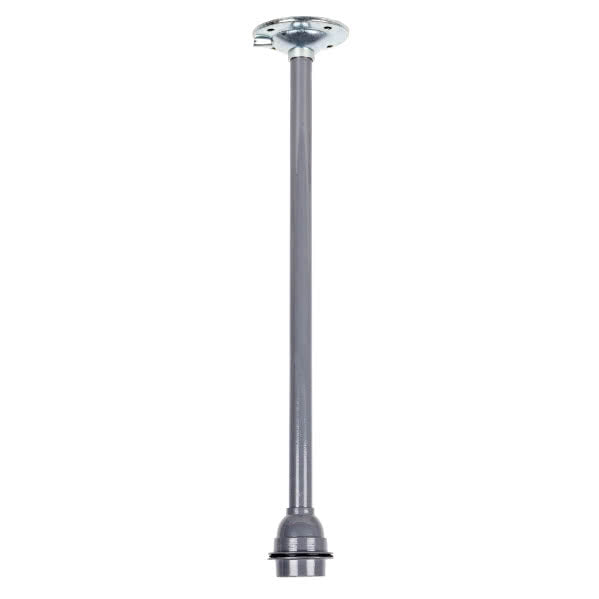 Colgante campana gris de 47 cm, modelo 99.SD-PRO2, Fabrilamp — iluminación técnica en metal para cocina y comedor.