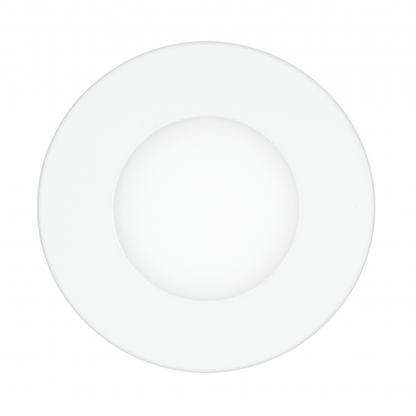 Downlight LED blanco de 3W, empotrable, Fabrilamp, modelo A08580301S, iluminación interior con marco.