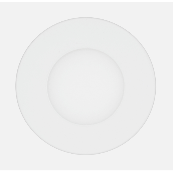 Downlight LED blanco 3W empotrable de interior, Fabrilamp modelo A08580301S, iluminación técnica con marco